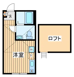 ブライティア横浜鶴見【2階】の間取り
