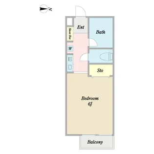 メゾンベルデュールII【2階】の間取り