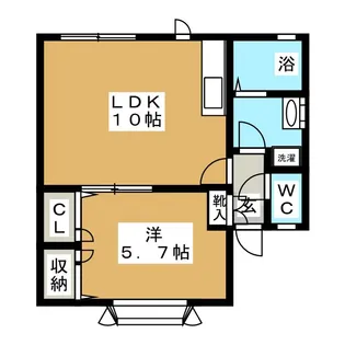 キャメルハウス【1階】の間取り
