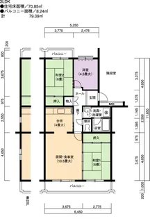 URアーバンドゥエル中村公園【1階】の間取り