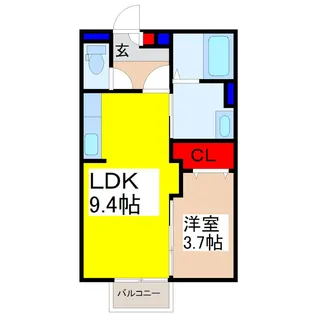 エトワール C【1階】の間取り