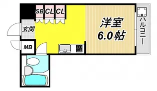 メゾンフィルブロード【3階】の間取り