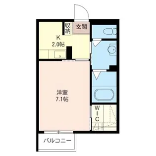 ディアナB棟【2階】の間取り