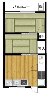 ハイツ平【2階】の間取り