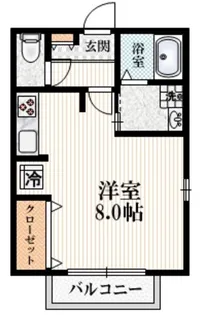 四季ハウス【2階】の間取り