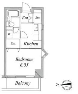 アンサンブル大井【7階】の間取り