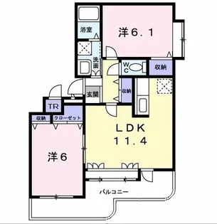 レーヴェ【1階】の間取り