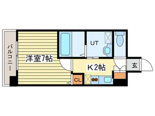 PRIME知事公館【8階】の間取り