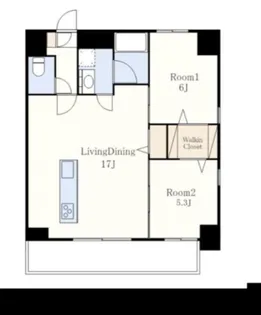 SANSEVIERIA参道【3階】の間取り