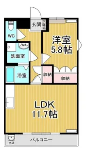 ガーデンヒルズ【2階】の間取り