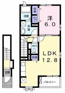 アルバータ III【2階】の間取り