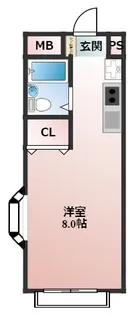 リバーシティI【2階】の間取り