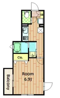 リオ・ウチカワ【1階】の間取り