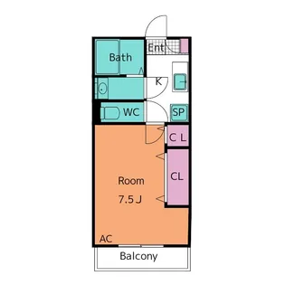 RITZ COURT(リッツコート)【2階】の間取り