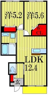グランヴィラ【1階】の間取り