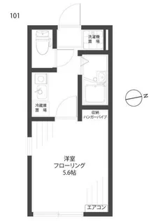 エルピス【1階】の間取り