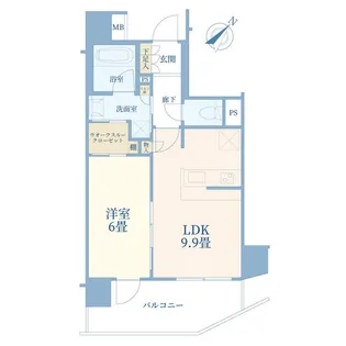 センチュリー武蔵浦和【7階】の間取り