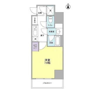 テラス王子【6階】の間取り
