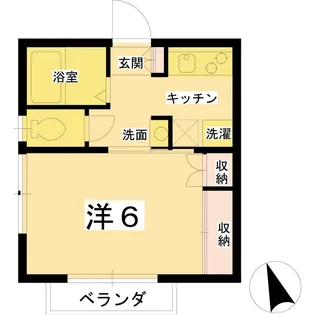 榊原ハウスB【1階】の間取り