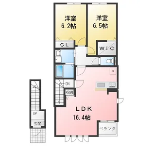 セレニティハイムA【2階】の間取り
