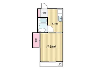 玉川ハイム【2階】の間取り