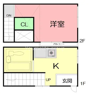 ALBA小田原四番館(アルバ)の間取り