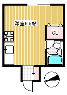 カメリア祐天寺【4階】の間取り