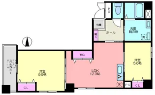 コートハウス秋葉原【7階】の間取り