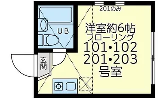 ユナイト山手リトレックの杜【1階】の間取り