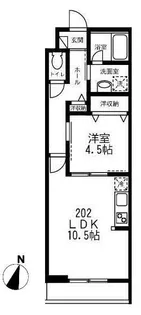 ウィステリア世田谷【2階】の間取り
