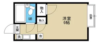 丸山ハウス【1階】の間取り