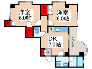 リヴェール・UEMURA【2階】の間取り