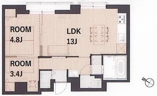 グリーンテラス本駒込【3階】の間取り
