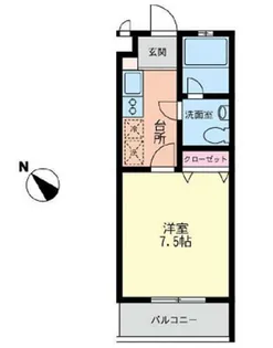 シャレー21【1階】の間取り