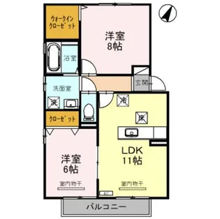 リビングタウン北上尾 A【1階】の間取り