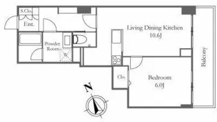 リバーシティ21新川【34階】の間取り