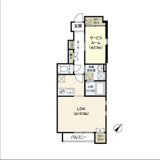 リヴェール葉山【1階】の間取り