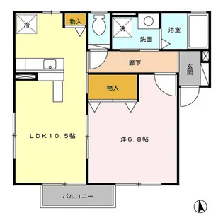 ラ・ベラ・ルーチェ【2階】の間取り
