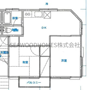文庫ハイツ【2階】の間取り