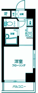 ルーブル西大井【5階】の間取り