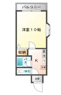 グレイス寿【8階】の間取り