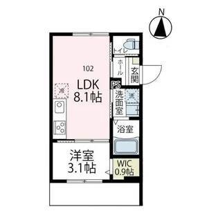ポワリエ・多摩川【2階】の間取り