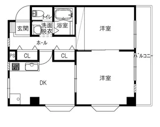 ノースヴィレッジII【6階】の間取り