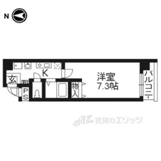五条高倉Vivre2【8階】の間取り