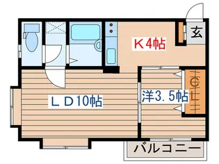 レジデンス白萩【2階】の間取り