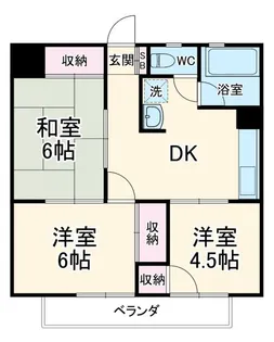 洋光台ハウス【3階】の間取り