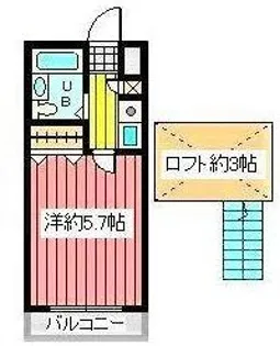 プリム・ローズ21【2階】の間取り