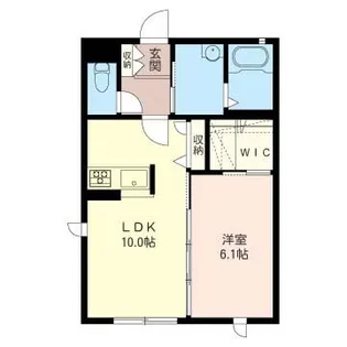 シャコンヌ A【1階】の間取り