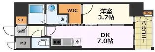 エステムコート名古屋新栄Vラポール【3階】の間取り
