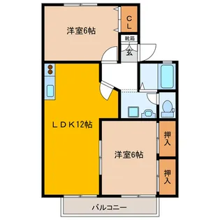 アリージェンス10【1階】の間取り